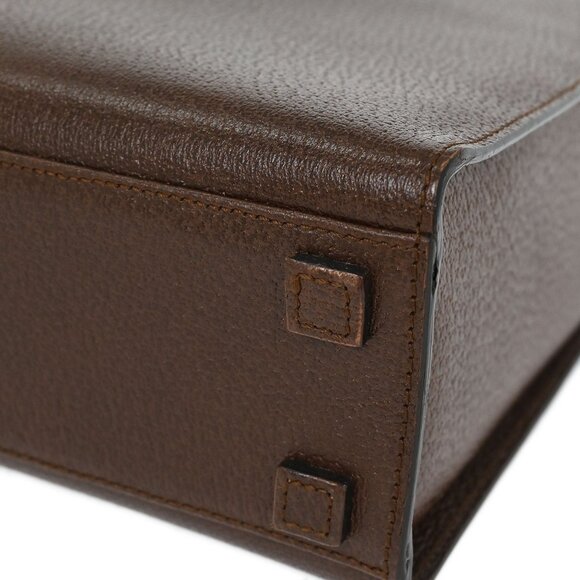 Gucci Brown Pigskin Bamboo Tote Bag 002.1034 200047 196218 - Picture 3 of 9